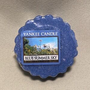 Yankee Candle Blue Summer Sky Wax Melt Home Bath .8oz NWT